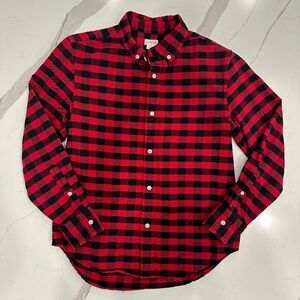 J.crew Crewcuts Boys' button-up flannel shirt size 12